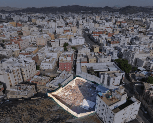 ارض للبيع بمكة حي البحيرات بمزاد أصول الغربية